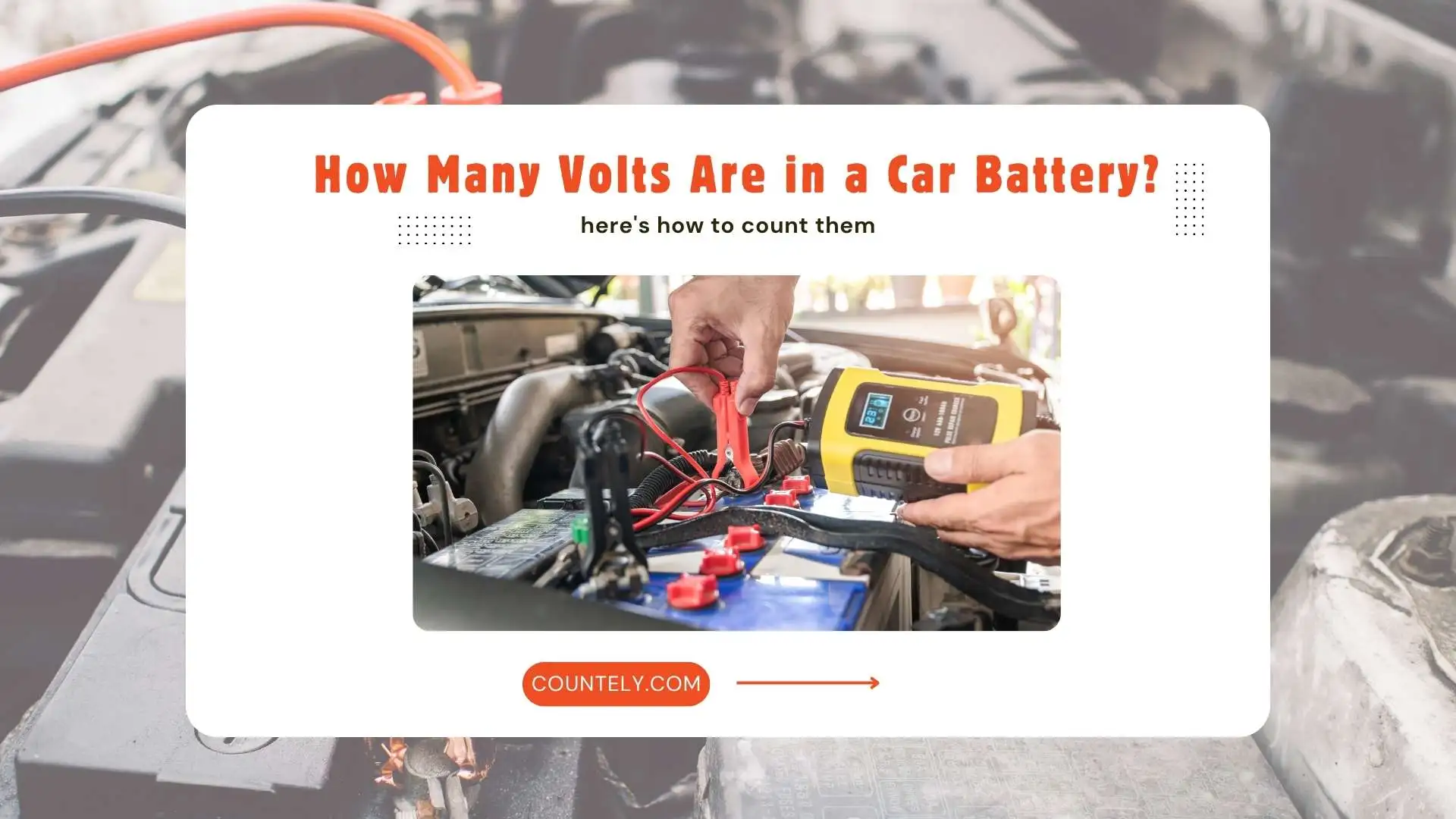 ⚡ How Many Volts Are in a Car Battery? | Find Out What’s Normal and What’s Not