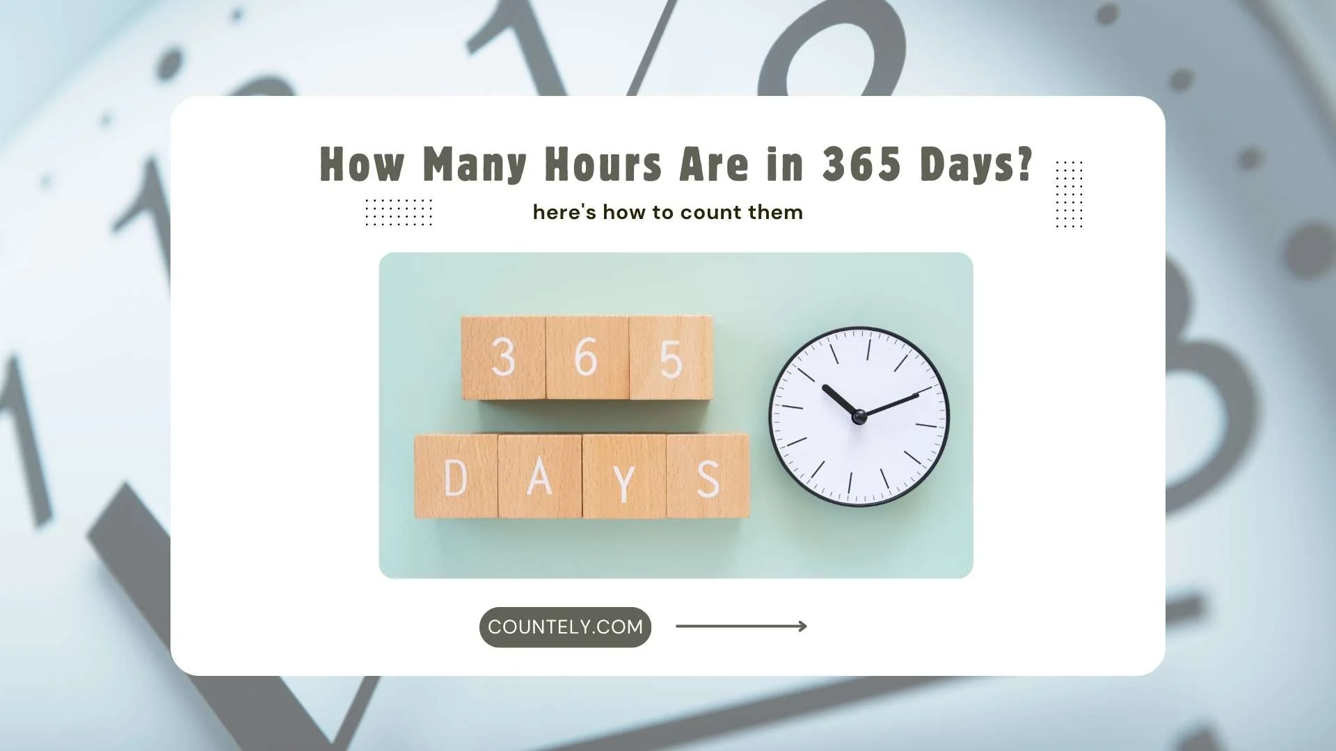 🕒 How Many Hours Are in 365 Days? Understand Time Like Never Before