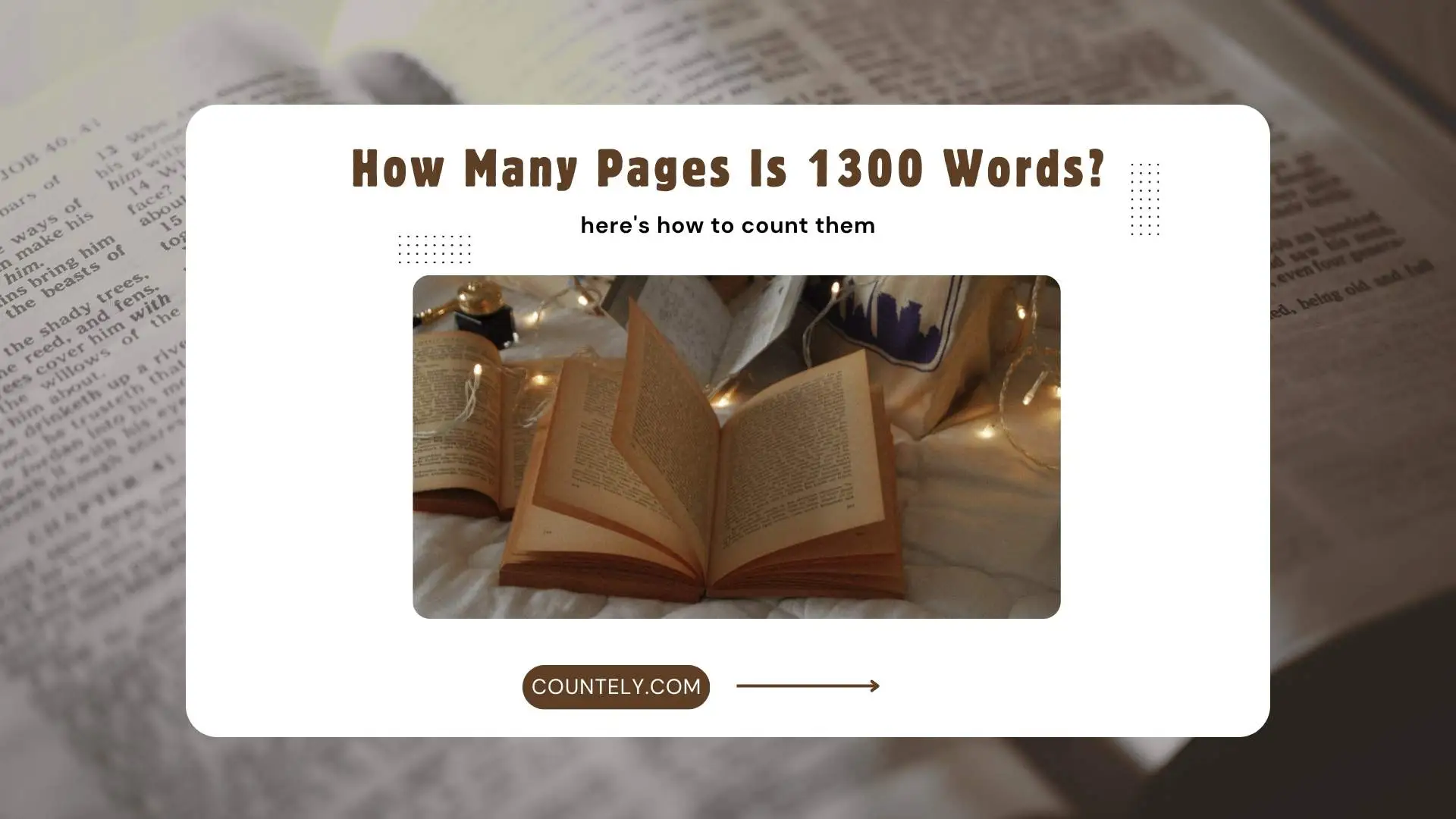 How Many Pages Is 1300 Words?