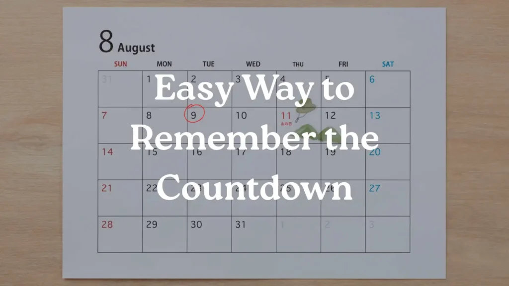 How Many More Days Until August 9?